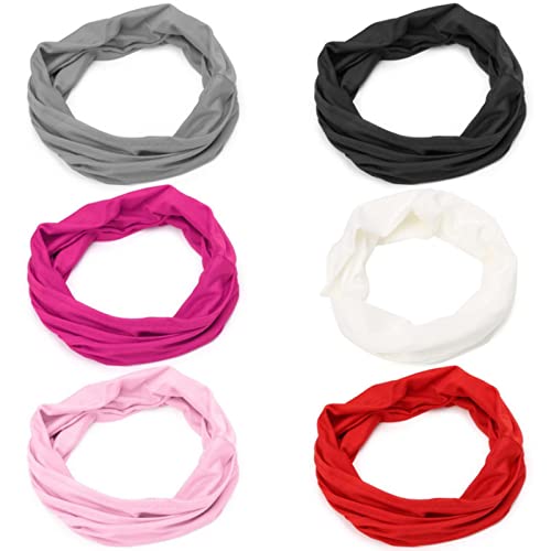 ZXCK Soft Wide Hairband Caliente Venta Elástica Turbante Turbante Headwear Wrap Scarf Sombrero Diademas Accesorios para el Cabello-Pink