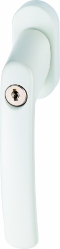 ABUS 442599 - Manilla para Ventana con Cerradura (FG200 SB), Color Blanco