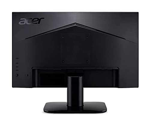 Acer KA242Ybi - Monitor de 23,8" Full HD 75 Hz (60,5 cm, 1920x1080, Pantalla IPS LED, ZeroFrame y FreeSync, 250 nits, Tiempo de Respuesta 1ms, Conector VGA) - Color Negro