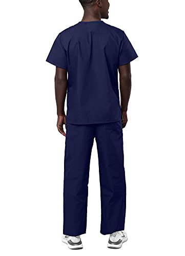 Adar Uniformes médicos Unisex - Uniformes médicos Unisex con cordón - 701 - Navy - M