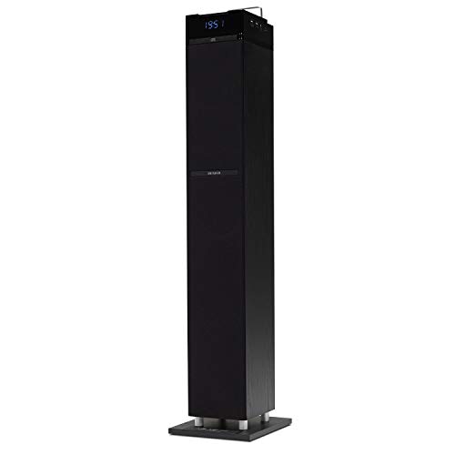 Aiwa TS-990CD: Torre de Sonido con CD, Bluetooth, USB, SD y Radio FM, Tamaño Grande, 120 W, Negro