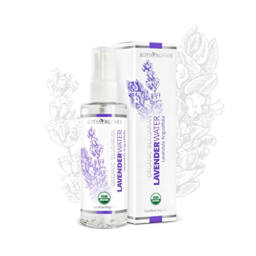 Alteya Organic Agua Floral de Lavanda 100 ml Spray – Antiséptico y Antiinflamatorio - Producto Orgánico con Certificado USDA, Destilado al Vapor de Flores de Lavandula Angustifolia Búlgara y Vendido por el Propio Cultivador y Destilador Alteya Organics