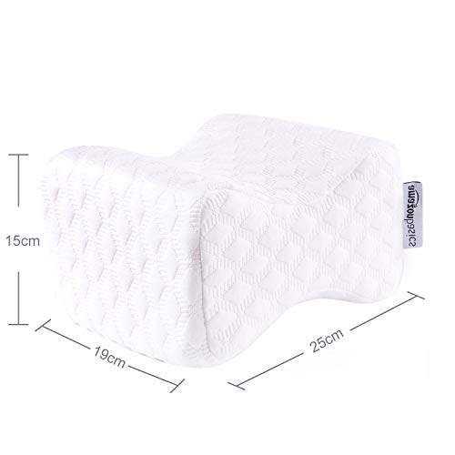 Amazon Basics - Almohada para piernas, 25 x 20 x 15 cm