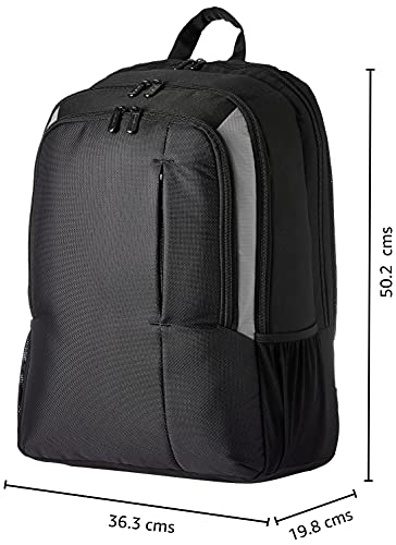 Amazon Basics - Mochila para portátil de 15 pulgadas - Color Negro