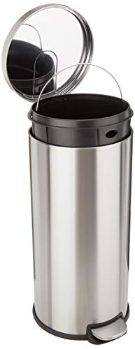 Amazon Basics Round Soft-Close Trash Can - 30L