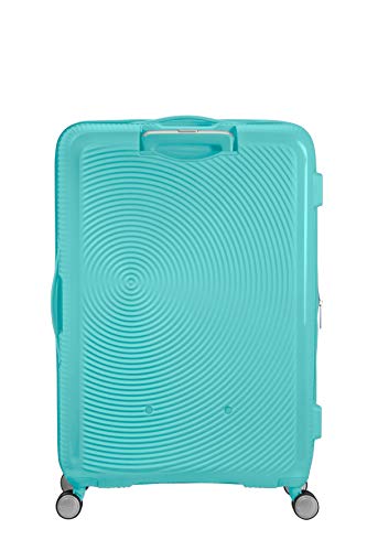 American Tourister Soundbox - Spinner L Expandible Maleta, 77 cm, 97/110 L, Azul (Poolside Blue)