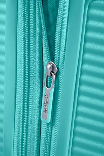 American Tourister Soundbox - Spinner L Expandible Maleta, 77 cm, 97/110 L, Azul (Poolside Blue)