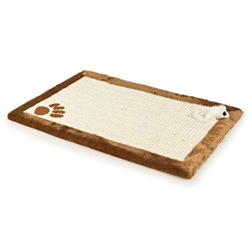 Arquivet Rascador Gatos Alfombra - Arañador para Gatos - Afilador de uñas para Gatos - Rascador Gatos para casa - Rasca uñas para Gatos - Mejores rascadores - 56 x 36 cm