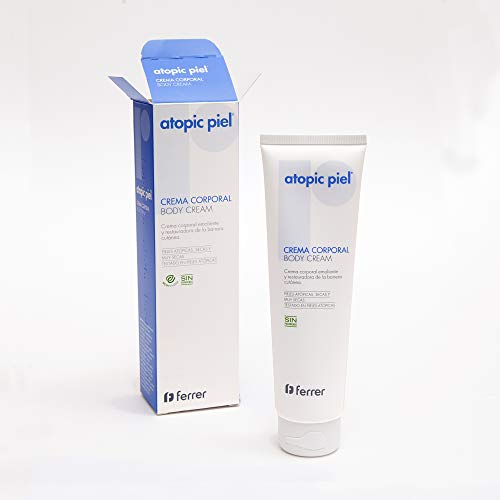 Atopic Piel - Crema Corporal para piel atópica, sensible, piel seca y muy seca - Crema emoliente y restauradora de la barrera cutánea: 150ml