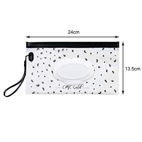 bolsa para toallitas húmedas Fiyuer 6 dispensador de toallitas húmedas bebe bolsas reutilizables para Viajes Bebés respetuosas Medio Ambiente Fáciles de Limpiar