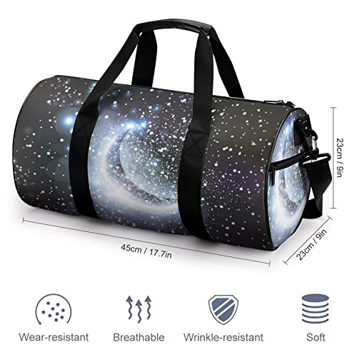 Bolsas De Deporte Infantiles Menisco Brillante Bolsa De Viaje Impermeable Bolsa Deportiva Bolsa De Natación Bolsa Gimnasio Bolso para Picnic Camping 45x23x23cm