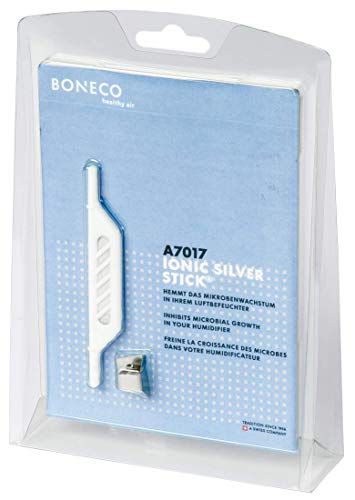 BONECO Ionic Silver Stick A7017 - Impide el desarrollo microbiano en el humidificador de aire - Mantiene el agua saludable de manera prolongada, blanca