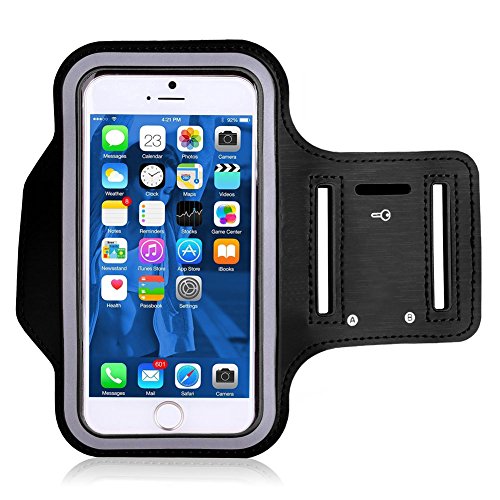 Brazalete deportivo de Haodou, para el gimnasio, correr, ciclismo, senderismo o montar a caballo; bolsa para iPhone 7 Plus de 5,5 pulgadas, iPhone 6 Plus, Samsung, Sony, HTC, Huawei y LG