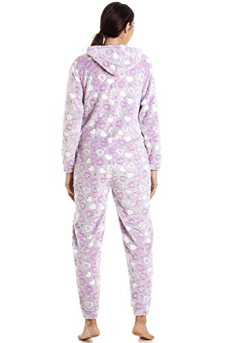 Camille Pijama All In One Heart para Mujer 42/44 Purple