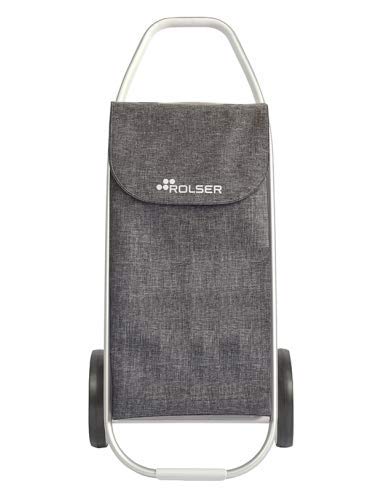 Carro Rolser COM Tweed 2 Ruedas Grandes - Gris