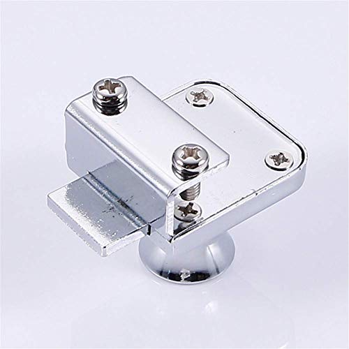 Cerradura de aleación de zinc puerta de cristal Cerradura de Puerta,para Puerta de Cristal DE 5-8 mm, sin Taladro, con 2 Llaves