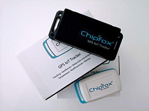 CHIPFOX HD - Tracker GPS sin Necesidad Tarjeta SIM - Localizador para Coche, Moto, equipajes, logística - hasta 2 años de autonomía. Sigfox.