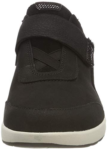 Clarks Un Adorn Lo Zapatos de cordones derby Mujer, Negro (Black Combi), 37 EU