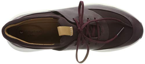 Clarks Un Rio Lace Zapatillas Mujer, Marrón (Aubergine Lea Aubergine Lea), 41.5 EU