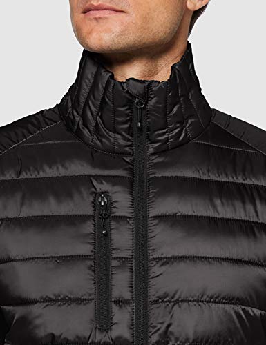 Clique - Chaqueta - Cuello Mao - Manga Larga - Opaco - para Hombre Negro (99) S