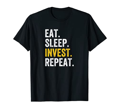 Comer sueño invertir acciones inversor comercio comercio regalo Camiseta