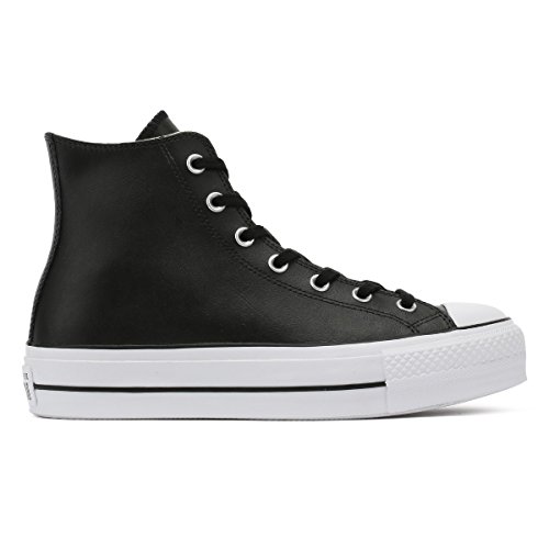 CONVERSE - CTAS Lift Clean HI 561675C Black White, Tamaño:39.5 EU