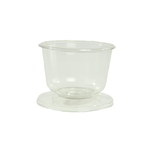 Copa+Tapa Transparentes Venecia Copa Postre 150cc/5oz 50 Unidades