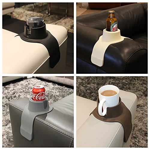 CouchCoaster - el Posavasos definitivo de Bebidas para su sofá, Negro Azabache