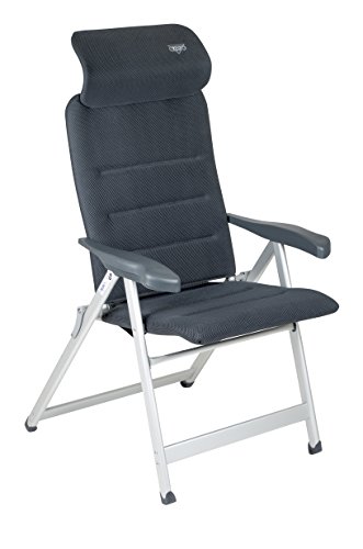 Crespo AA-237/82 Air-Elite Compact - Silla de Camping (67 x 78 x 120 cm), Color Gris