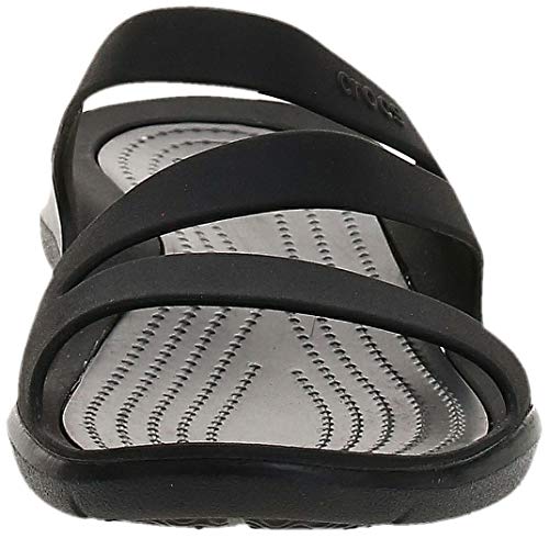 Crocs Swiftwater Sandal Mujer Sandal, Negro (Black), 39/40 EU