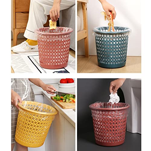 Cubo de Basura Basura de papel de desecho Papelera de basura Hogar simple Sin cubierta Buques de basura Creative Plastic Residuos Beneficios Cocina Cuarto de baño Sala de estar Oficina Inicio para Coc