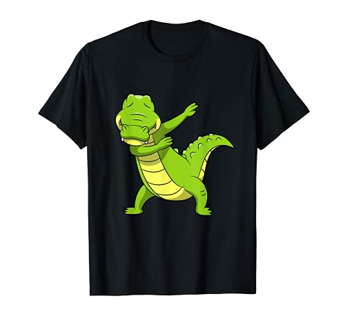 Dabbing Alligator T-shirt Camisa de cocodrilo Hombres Mujeres Niños Camiseta