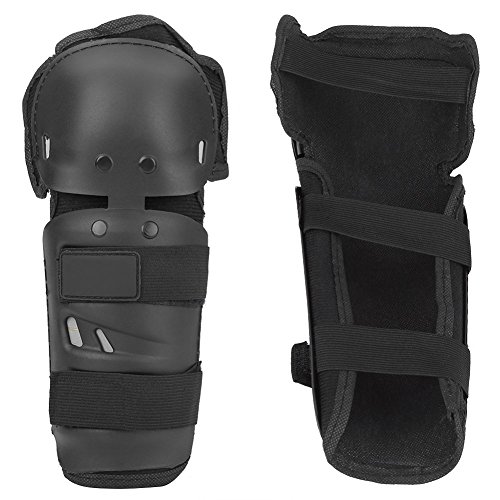 Daytesy Coderas-4 Piezas Motocicleta Motocross Ciclismo Codo Rodilleras Protector Shin Guard Armors Set Negro