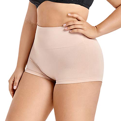 DELIMIRA Braguitas Moldeadores Fajas Bragas sin Costuras Shapewear para Mujer Beige 42