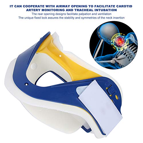 Dispositivo de tracción del cuello cervical, inmovilizador de vértebras de fijación del soporte del cuello del hogar Inmovilizador para reducir la presión del dolor de la columna vertebral, tractor de