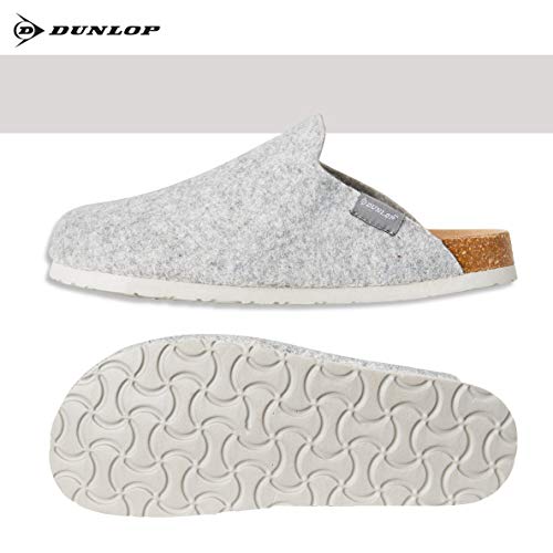 Dunlop Zapatillas Mujer, Zapatillas Casa Mujer de Felpa, Pantuflas Mujer Suela de Goma Antideslizante, Regalos para Mujer y Adolescentes Talla 36-41 (Rosa, Numeric_40)