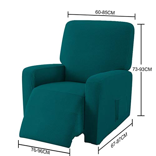 E EBETA Jacquard Funda de sillón, Capuchas elásticas para sillón, Elástico Funda para sillón reclinable (Verde Oliva)