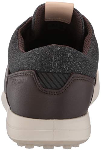 ECCO Street Retro, Zapatos de Golf Hombre, Mocha, 42 EU