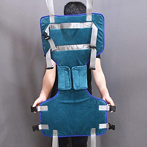 Elevación Arnés Cuerpo Completo Paciente Elevación Sling con Accesorios de Bucle para posicionamiento y Levantamiento Cuidador de enfermería 507 Libras (Tamaño: Medio)-Medio