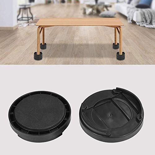 Elevador de muebles, 8Pcs Elevador de mesa, Elevador de cama ajustable, Fondo antideslizante, Diseño de tragamonedas múltiple, Adaptarse a la mayoría de las patas de cama, sillas, escritorios, sofá