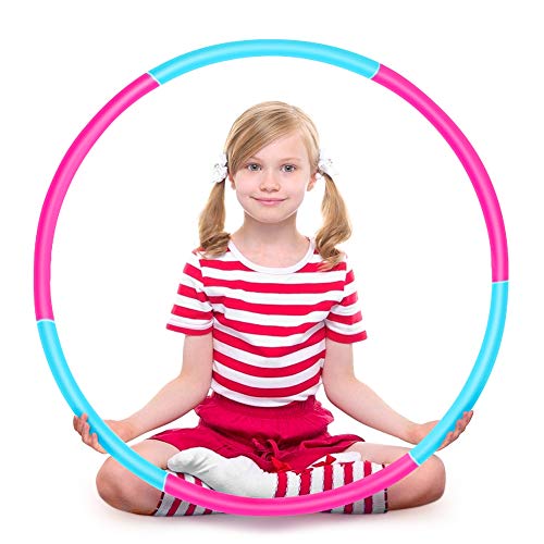 Ertisa Hula Hoop para niños, Colorful Gym Hula Hoop Ideal para Ejercicio, Danza, Fitness y diversión. para Ejercicio y Danza