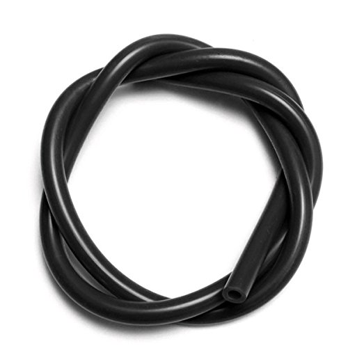 EsportsMJJ 1 M 3/4/5/6/7/8 mm Diámetro Interno Silicona Tubo Manguera De Vacío Tubo Turbo Refrigerante -Negro-4 mm