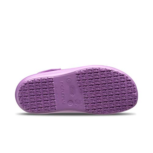 Feliz Caminar Sirocos - Naturfly, Zueco Laboral, Viola, 39 EU