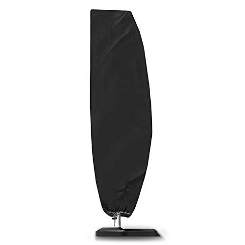 Funda para Sombrilla Jardín, Funda para Parasol, Funda Protectora de Sombrilla, 420D Tela Oxford, Equipado con Varilla Telescópica, Impermeable, Antipolvo, Anti-UV (265 x 70 x 40/50cm)