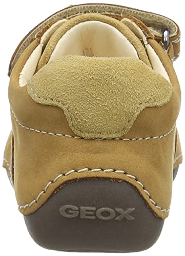 Geox B TUTIM A First Walker Shoe Bebé-Niños, Beige (Biscuit), 18 EU