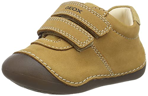 Geox B TUTIM A First Walker Shoe Bebé-Niños, Beige (Biscuit), 18 EU