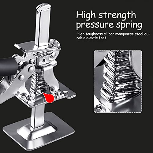 Handheld Jack/Clamp Tool, Herramienta de sujeción para suelos, ventanas, armarios, HLK, instalación en techos, – Pirate Arm Leveling Leveling Lifter herramienta de elevación, 100 kg (220 lbs)