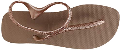 Havaianas Flash Urban, Sandalias Mujer, Dark Beige, 39/40 EU