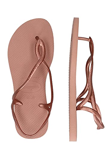 Havaianas Luna Sandalias, Mujer, Rosa Oro, 37/38 EU