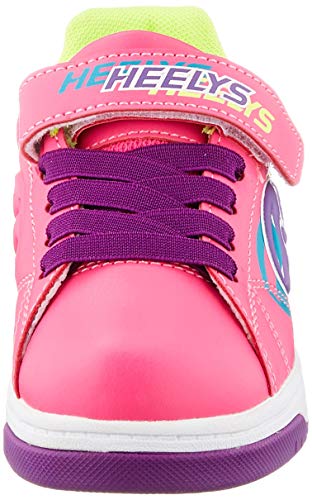 Heelys Swerve X2, Zapatos con Ruedas Niñas, Rosa Hot Multi, 29/30 EU